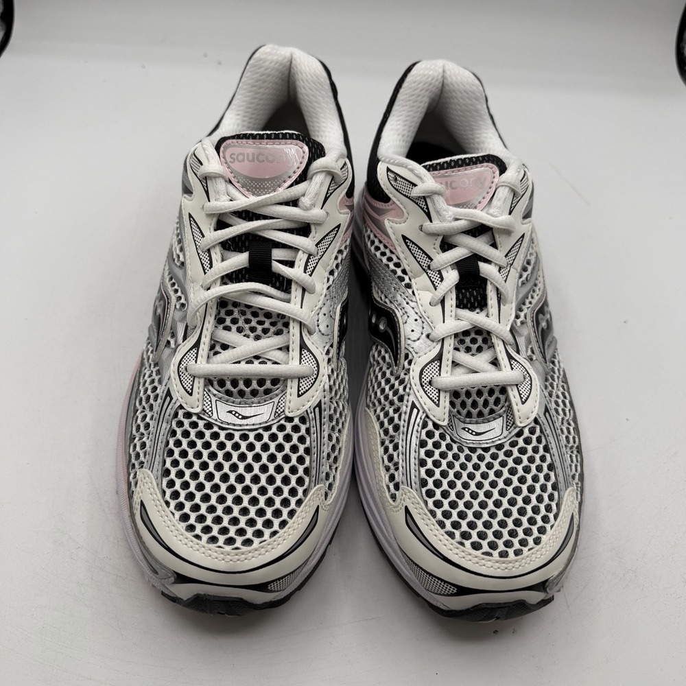 Saucony OG ProGrid Omni 9 Shoes Mens Sz 12 White Silver Pink Sneakers S70739-16 - Picture 4 of 10